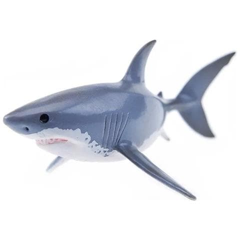 Statuetta Squalo Collezione Wildlife Con Denti Affilati, Blu - Foto 2