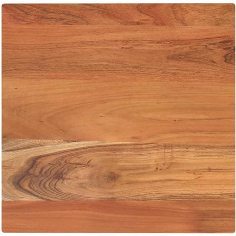 Piano Per Tavolo 40x40x3,8 Cm Quadrato Legno Massello Di Acacia - Foto 1