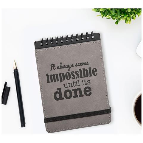 Notebook Quotes 80 Pages Gray - Foto 4