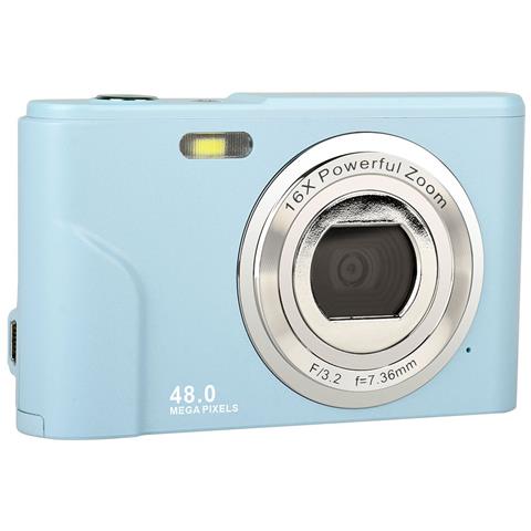 Fotocamera Digitale 1080p 48 Megapixel Zoom 16x Lightblue - Foto 1