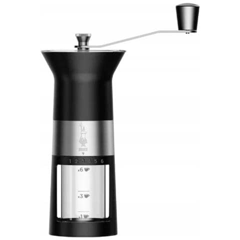Macinacaffè Manuale, Nero /acciaio Inossidabile - Mcpro001 - Foto 1