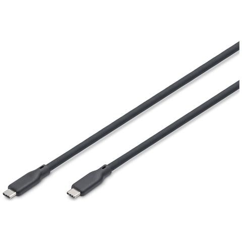 Cavo USB in silicone, USB 40Gbps, 1m, nero - Foto 1