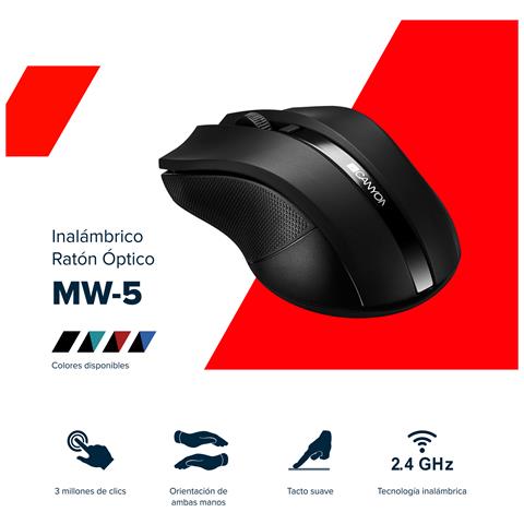 CNE-CMSW05R mouse RF Wireless Ottico 1600 DPI - Foto 2