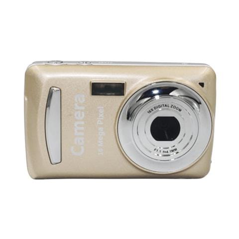 Fotocamera Digitale Compatta 1080p, 16 Mp Con Schermo Da 2,4 Pollici - 32 Gb Gold - Foto 1