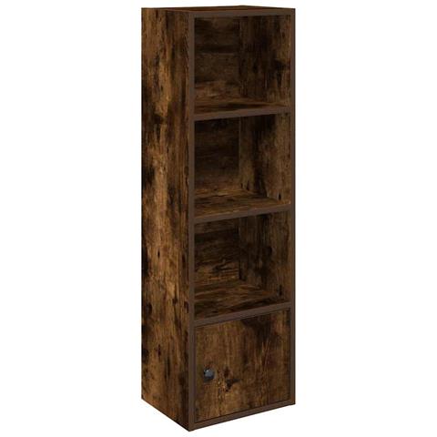 Libreria Rovere Fumo 31x24x102 Cm In Legno Multistrato - Foto 2