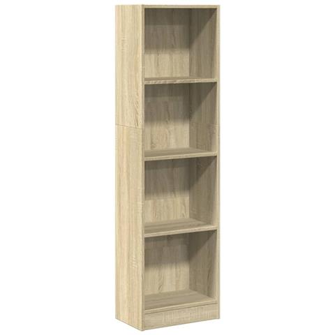 Libreria Rovere Sonoma 40x24x143 Cm In Legno Multistrato - Foto 2