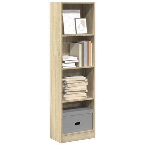 Libreria Rovere Sonoma 40x24x143 Cm In Legno Multistrato - Foto 1