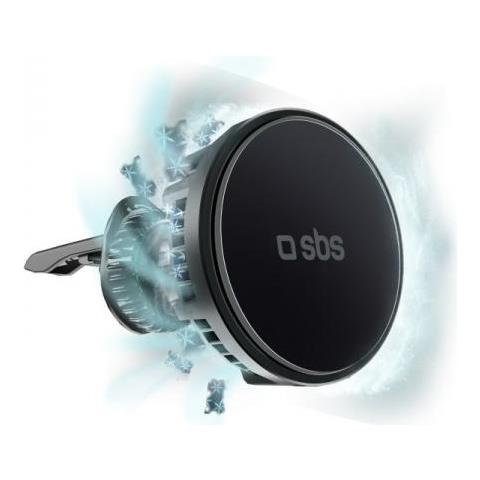 Sbs Tesupfanwir15w Caricabatterie Per Dispositivi Mobili Smartphone Nero Usb Carica Wireless Auto - Foto 1