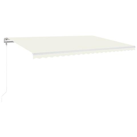 Lusso Casadino -  Tenda Automatica Sensore Vento E Led 500x300 Cm Crema - Foto 1