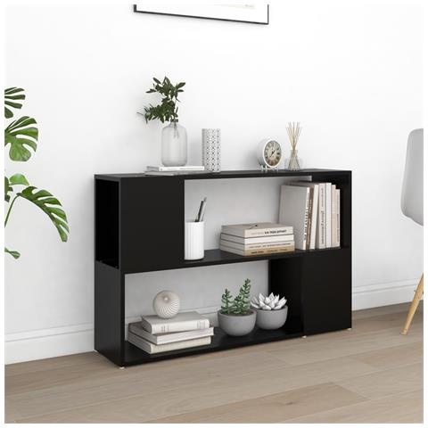 Lusso Casadino - Libreria Nera 100x24x63 Cm In Truciolato - Foto 8