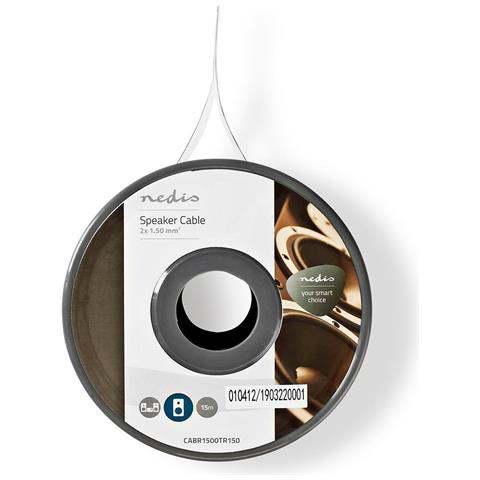 Cavo Tondo per Altoparlanti a Doppio Conduttore Lungezza 15 Metri - Foto 4