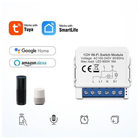Modulo Interruttore Wifi Intelligente - Controlla Le Luci Da Remoto - Foto 4