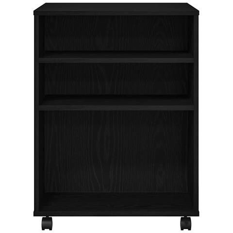 Armadio di Stoccaggio Rovere Nero 60x53x72,5 cm Legno Ingegnerizzato - Foto 2