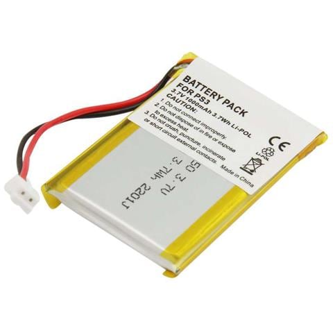 Batteria Controller Wireless Playstation 3 3,7v 1000mah Li-polymer Grigio - Foto 1