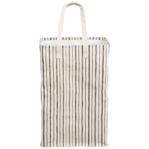 Portabiancheria Argor - Bianco - Cotone - 38x28x58 Cm - Foto 1