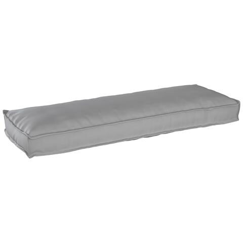 Set di Cuscini per Pallet 2 pcs Grigio 120 x 40 x 8 cm - Foto 2