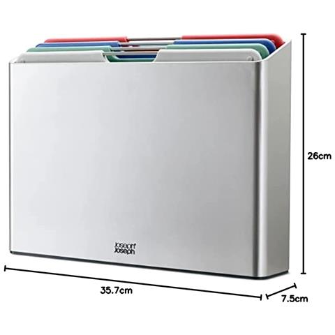 Set Taglieri Folio Coast Silver Quattro Pezzi Formato Grande Codificati Per Colore Antiscivolo Lavabili In Lavastoviglie Previene Contaminazione Incrociata - Foto 2