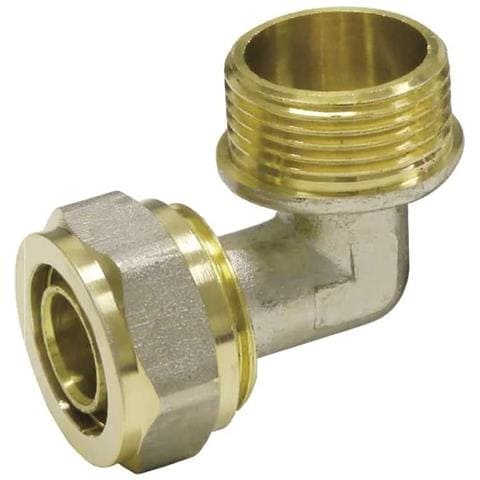 Raccordo A Vite 16mm Per Tubo Multistrato Curva A 90° 3/4 - Foto 1