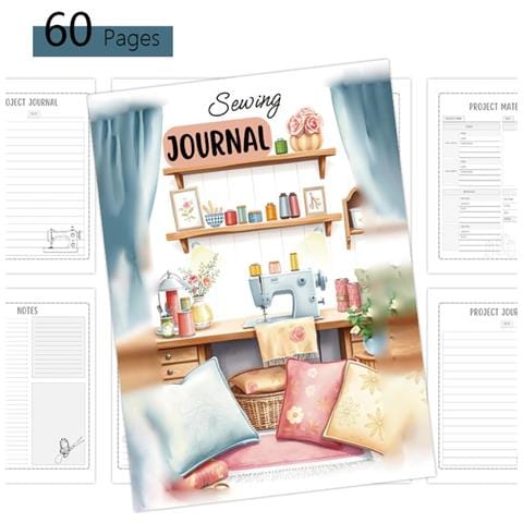 Diario Di Cucito: Quaderno Per Progetti Creativi E Ispirazione Artigianale - Foto 5