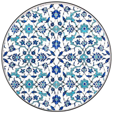 Set 3 Mensole In Mosaico Nero E Ferro Battuto D30x68h-d25x57h-d20x51h - Foto 7