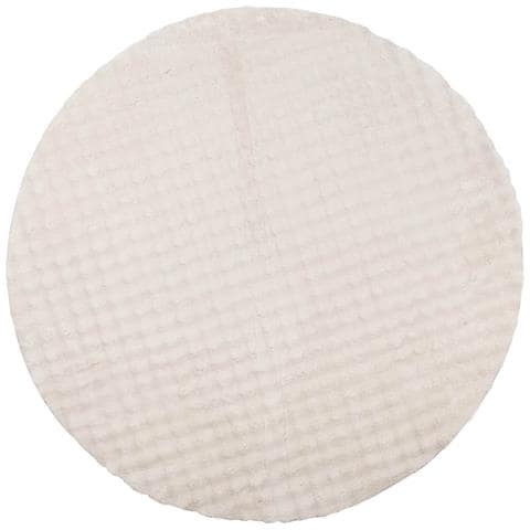 Tappeti per area Rotondo HUARTE Beige Ø 160 CM Poliestere - Foto 1