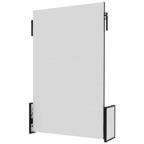 Letto a Scomparsa Morphy Studio - Sistema multifunzionale modulare SizeFlex & TypeFlex, letto a scomparsa salvaspazio ed estensibile con moduli divano (120x190, Verticale) - Foto 4