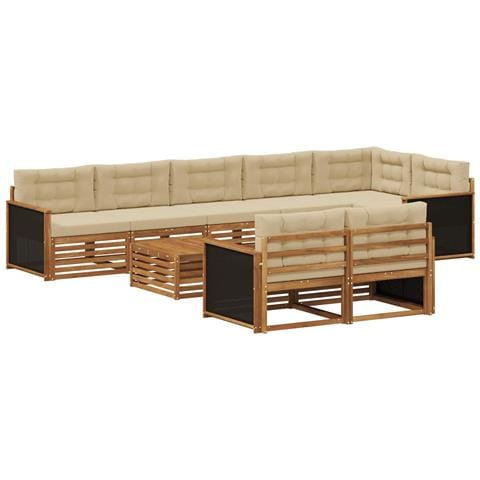 Set di divani da esterno con cuscino 9 pcs - Foto 1
