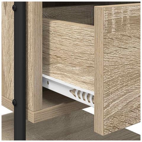 Armadio da Notte 2 pz Rovere Sonoma 35 x 36,5 x 47 cm - Foto 9