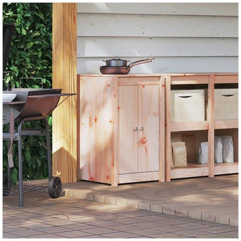 Mobile da cucina da esterno MEPPEL Bianco 55 x 55 x 92 cm - Foto 2