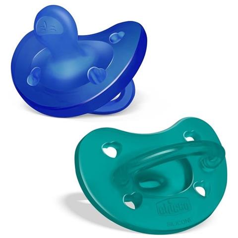 Gommotto Silicone Azzurro 6-16 Mesi 2 Pezzi - Foto 1