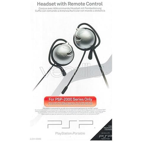 PSP - Set Cuffie Headset + Telecomando - Foto 2