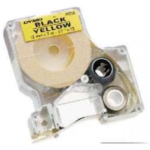Nastro Compatibile 6mmx7m Giallo Cassetta Per Dymo-500ts Eletronic Labelling Etichette D43618 Yellow - Foto 1
