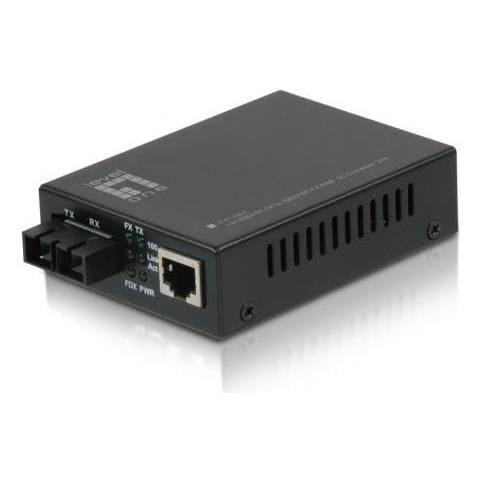 Levelone Fvt-2001 Convertitore Multimediale Di Rete 100 Mbit / s 1310 Nm Modalit Multipla Nero - Foto 1
