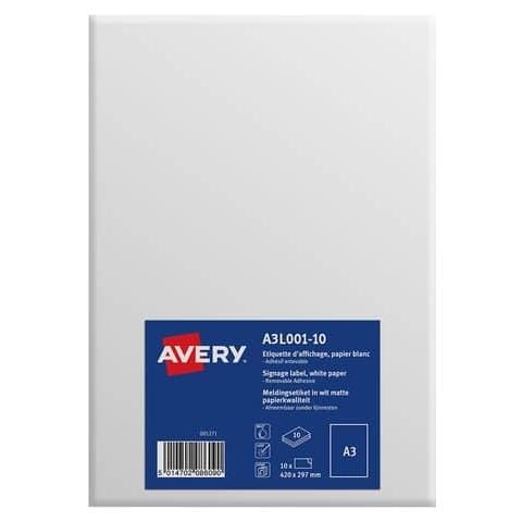 Etichette A3 Carta Opaca Rim. 10ff - Foto 1