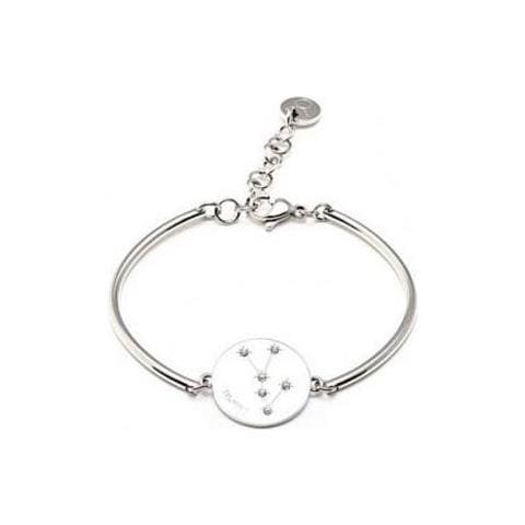 Bracciale Chakra In Acciaio 316l Con Piastrina Incisa Toro - Foto 3