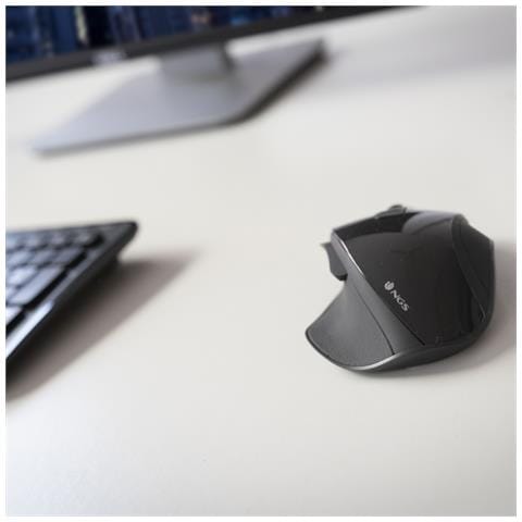 MOUSE BOW BLACK WIRELESS OTTICO 2.4 GHZ -800/1200/1600 DPI - Foto 2