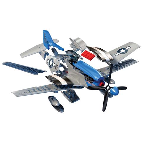 D-Day P-51D Mustang Modello di aereo ad ala fissa Kit di montaggio - Foto 5