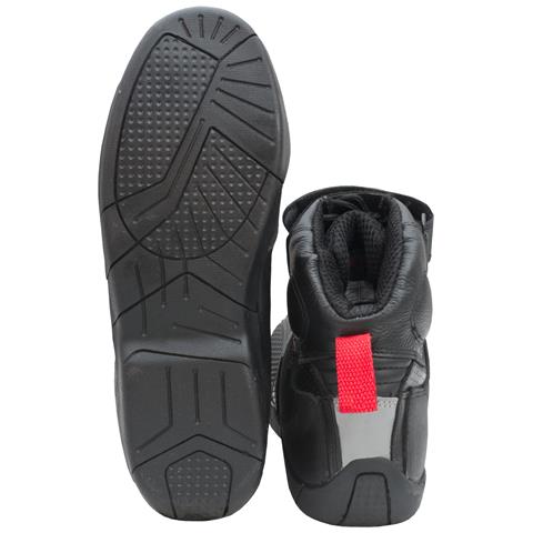 Scarpa Stivale Motociclismo Calzatura Sportiva Moto Pelle Nero 40 - Foto 2