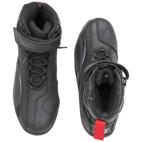 Scarpa Stivale Motociclismo Calzatura Sportiva Moto Pelle Nero 40 - Foto 5