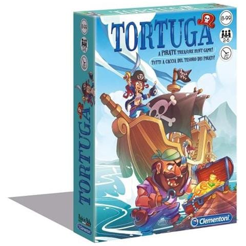 16567 - Tortuga - Made In Italy - Gioco Da Tavolo, Board Games - Gioco Di Carte Per Tutta La Famiglia Da Viaggio - Bambino Da 8 Anni - Foto 3