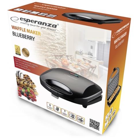 Piastra Per Waffle Ekt008 Nero - Foto 2