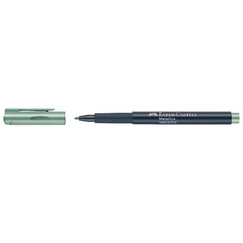 ver Faber Castell Metallic Marcatori Metallici Punta Ad Ago 1.5 Mm Colori Assortiti Conf 6 Pz. - Foto 1