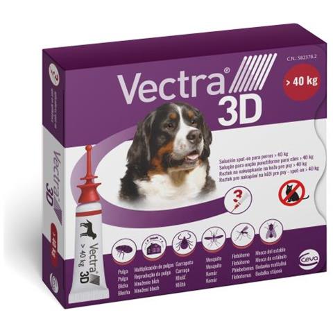 Cane 3d +40 Kg 3 Pipette 3 Drops - Foto 1