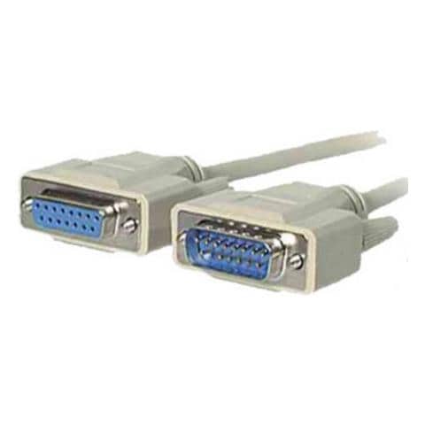 Baisc-s 15 Pol Sub-d Kabel, Stecker - Kupplung 5,0 M, 15 Pol Sub-d Kabel - 15 Pol Sub-d Kupplung, Mit (bs78047-5)  - Foto 1