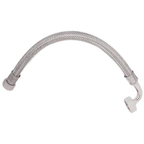 Tubo Sanitario Somatherm In Acciaio Inox Acs Dn10 - Portata Ottimizzata - L 50cm - Femmina Diritto - Ghiera 3/4 - Gomito Femmina - Foto 1