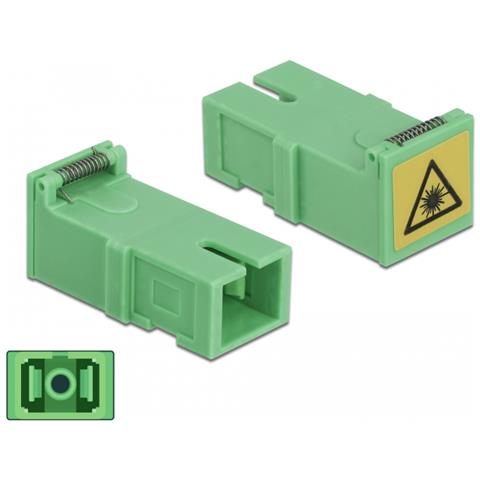 Accoppiatore con protezione laser flip SC Simplex femmina per SC Simplex femmina 4 pezzi - Foto 1