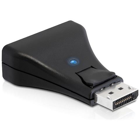 65257, Displayport 1.1, DVI, Maschio / femmina, Nero, Metallo, Plastica - Foto 2