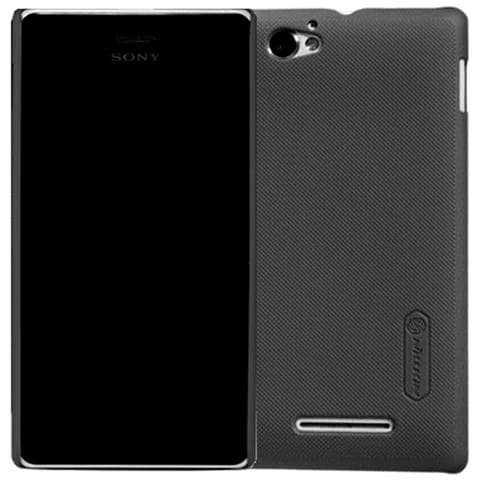 Custodia Frosted Shell Posteriore Rigida Antiscivolo Sony Xperia M C1904 - C1905 Black - Foto 3