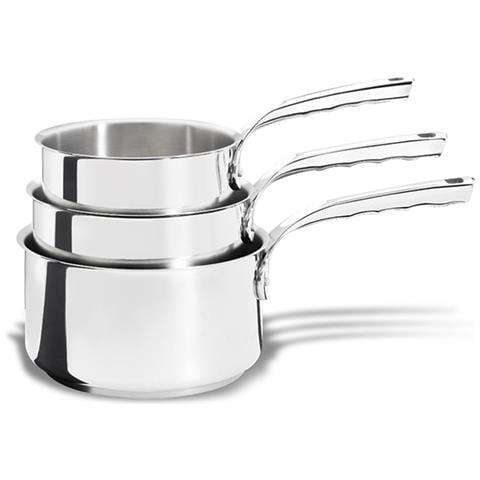 Set Di 3 Pentole In Acciaio Inox Da 16,18 E 20 Cm - 3410.03 - Foto 1