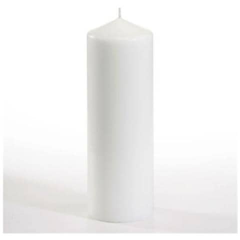 13084 Candela Di Cera Rotondo Bianco 1 Pz - Foto 1